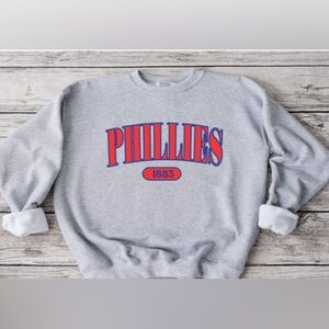 Phillies Offset Crewneck